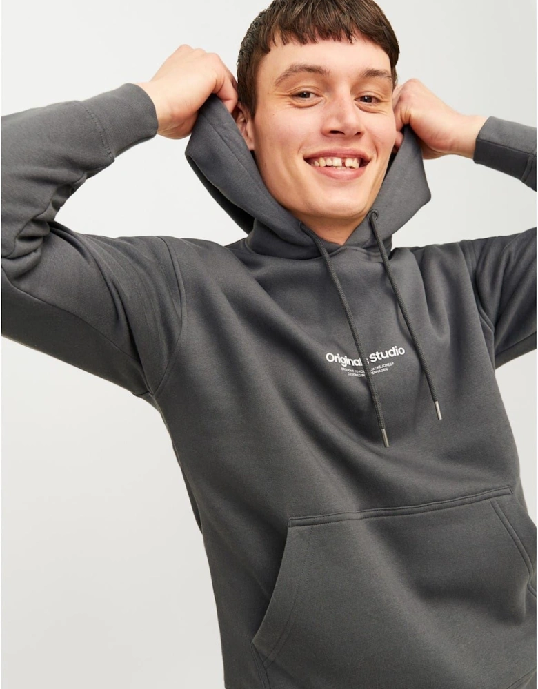 Vester Lettering Hooded Neck Sweatshirt