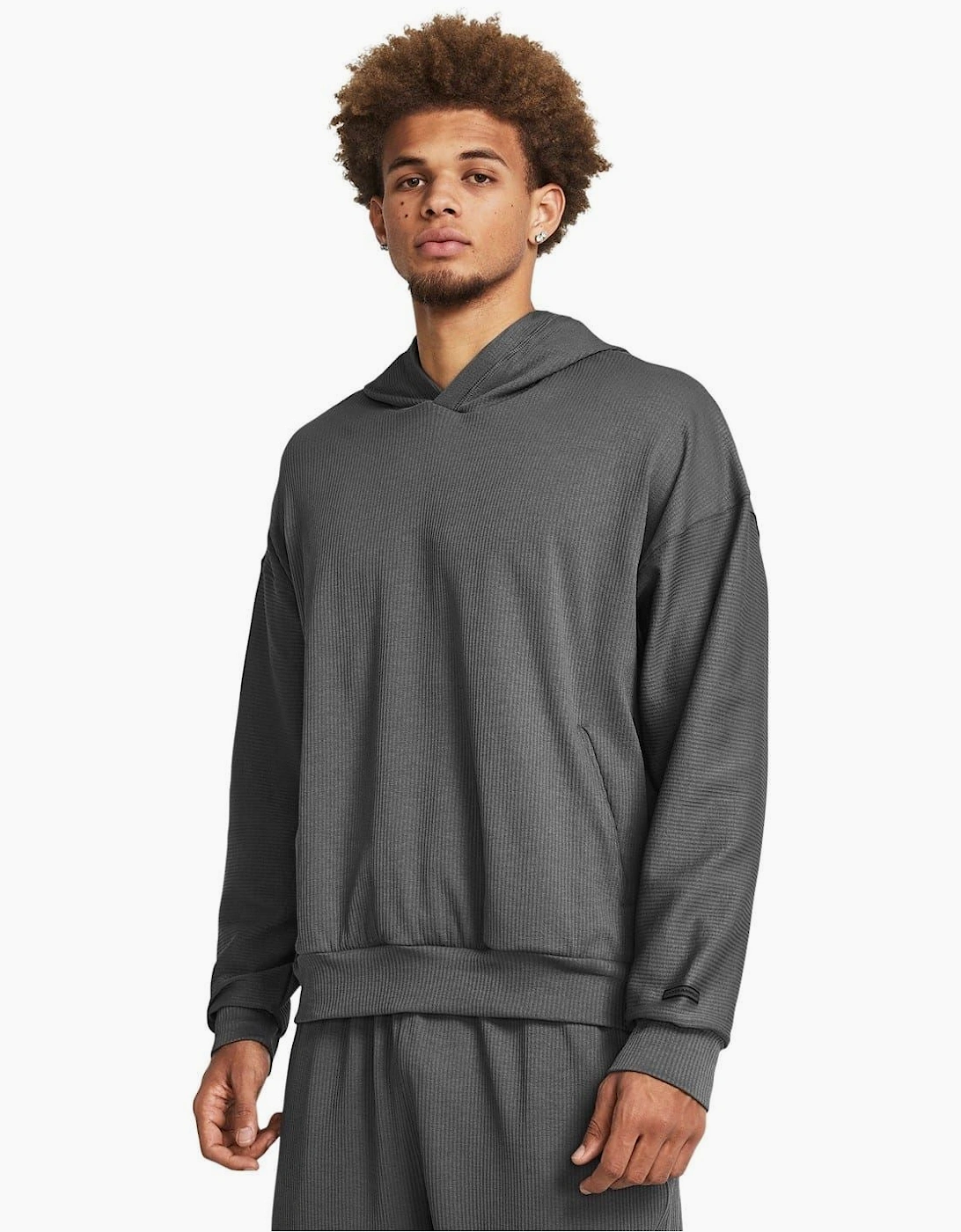 Hooded Neck Drop Shoulder Long Sleeve Hoody