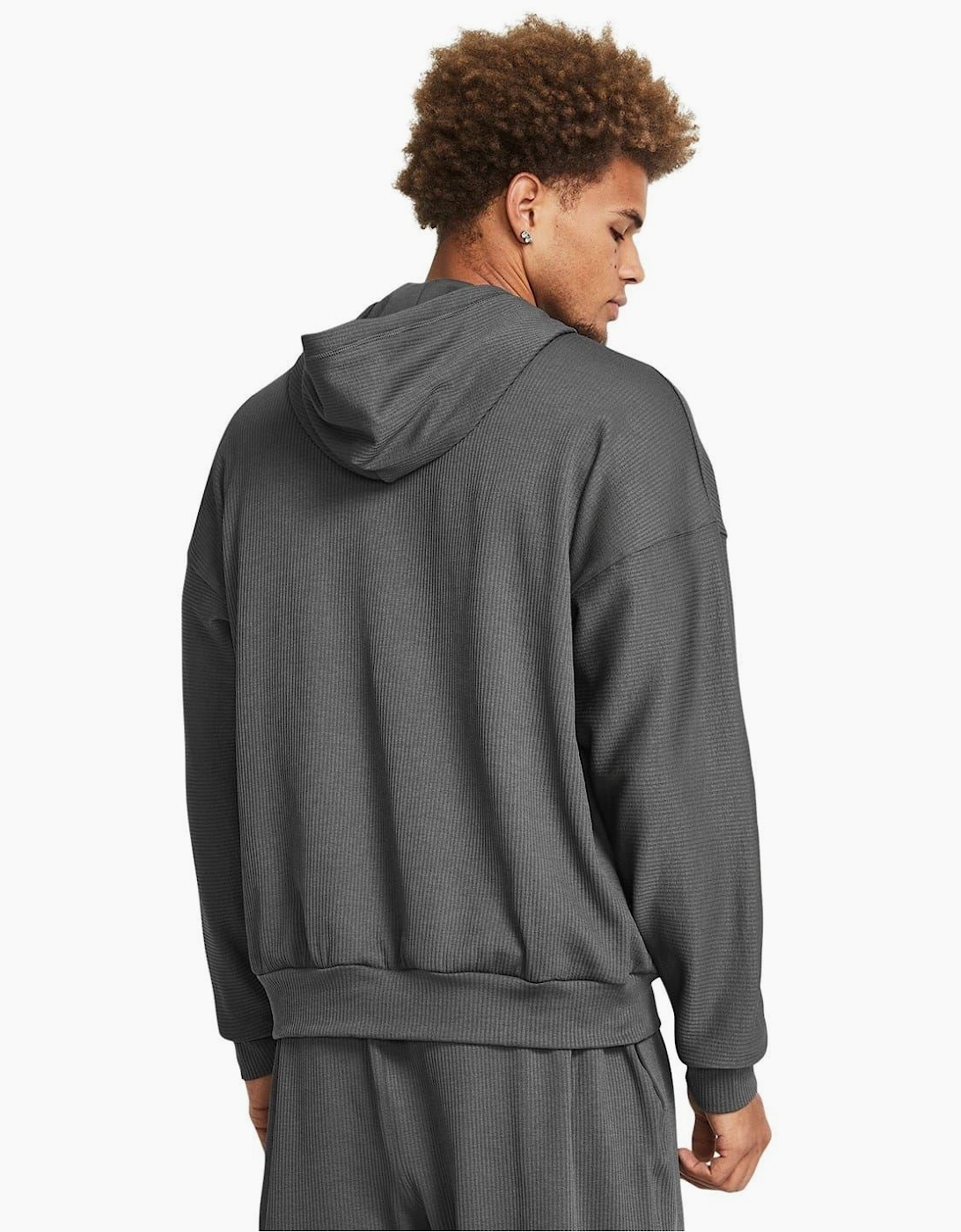 Hooded Neck Drop Shoulder Long Sleeve Hoody