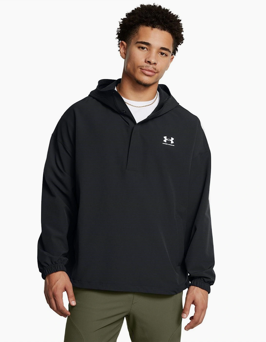 Mens Armour Ua Vibe Stormshell Hood Hoody