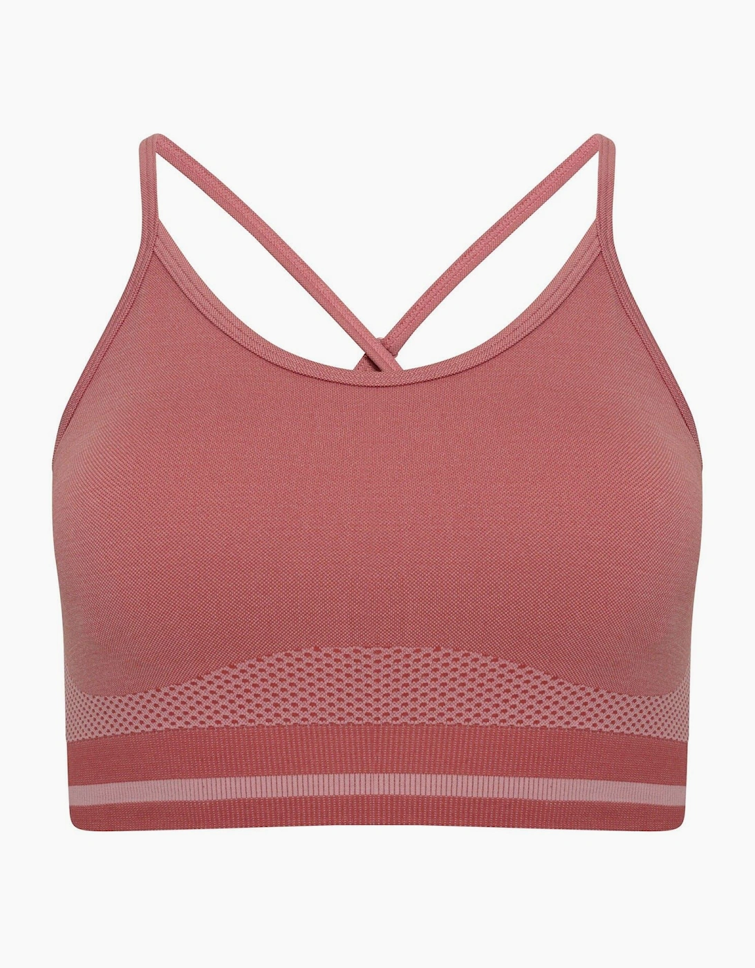 Snug Fit Spaghetti Strap Cropped Bra, 2 of 1