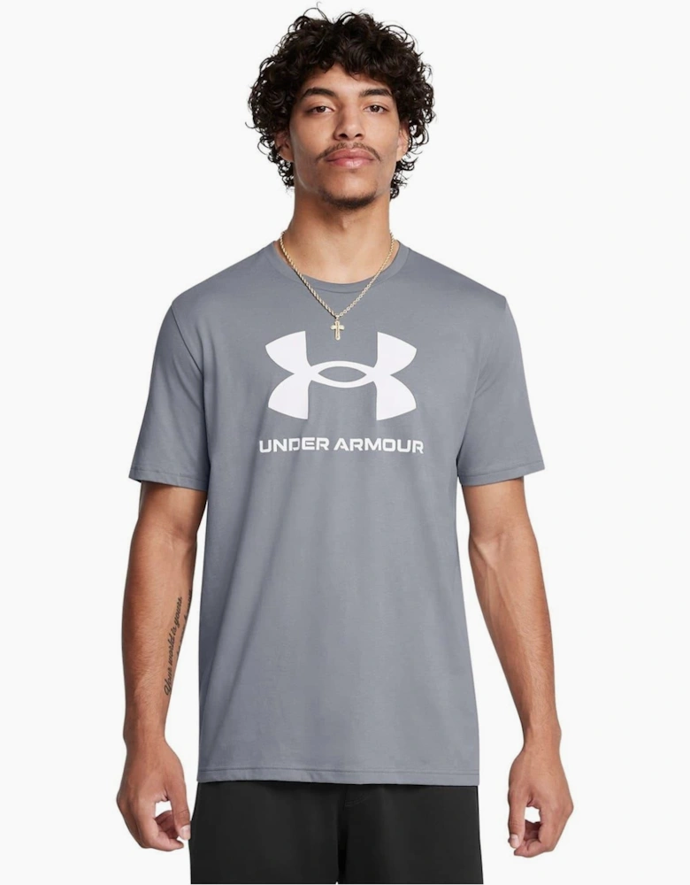 Sport Style Logo Crew Neck Short Sleeve T-Shirt