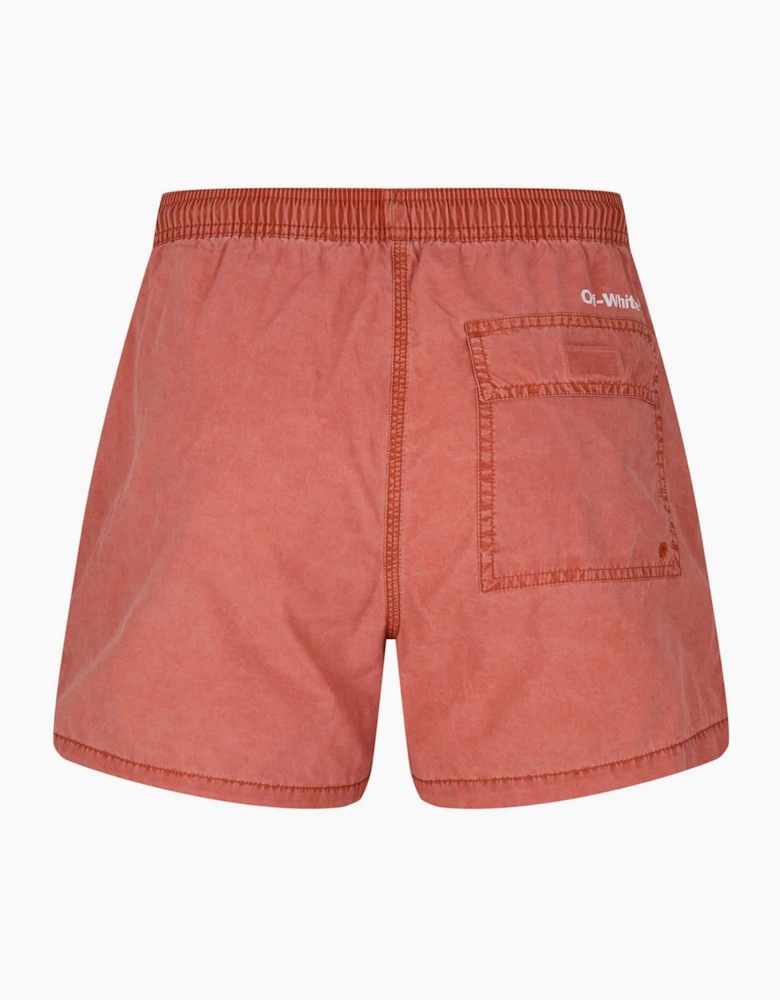 Bounce Lettering Elasticated Waistband Swim Short