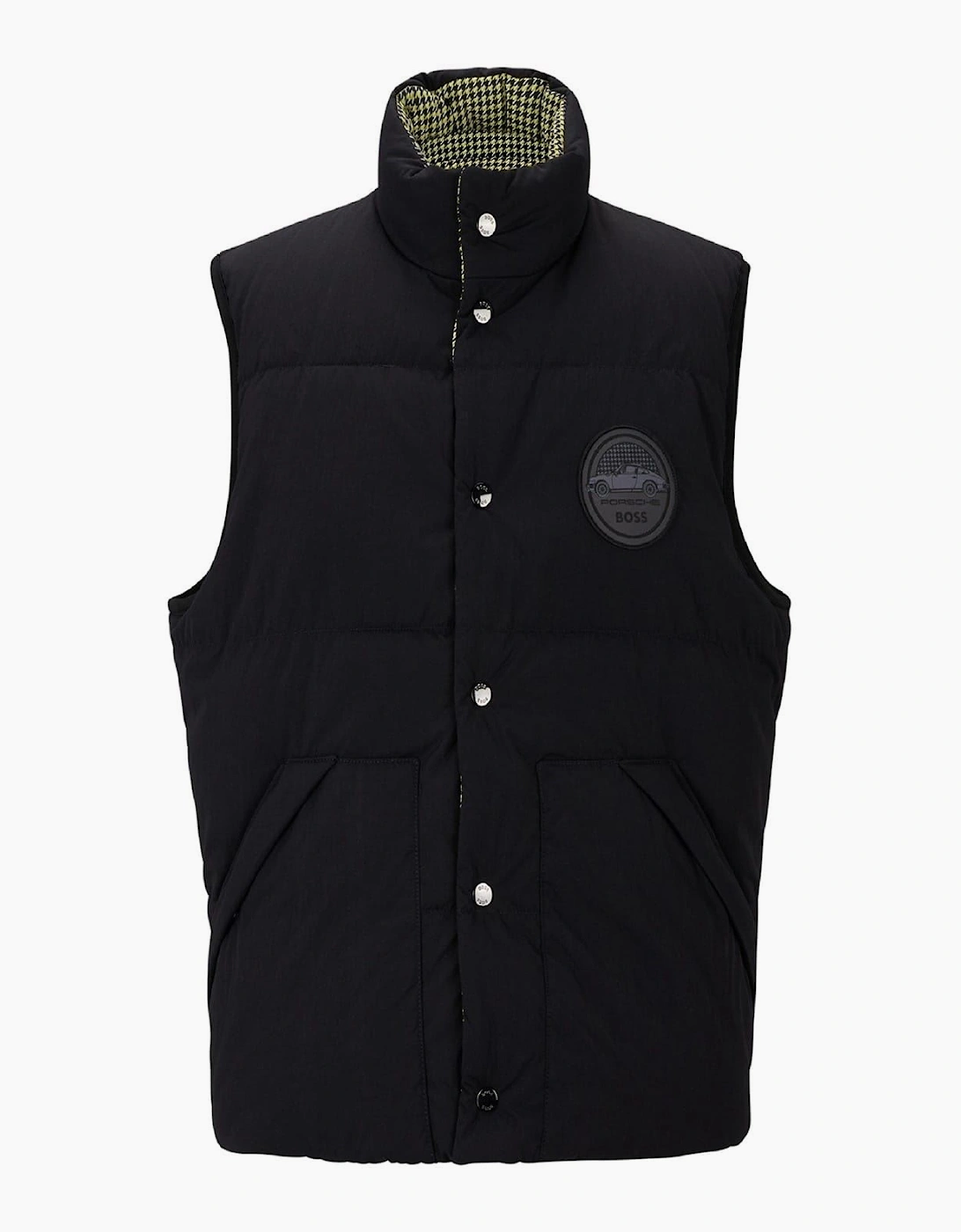 Solid Patterned Regular Fit Gilet