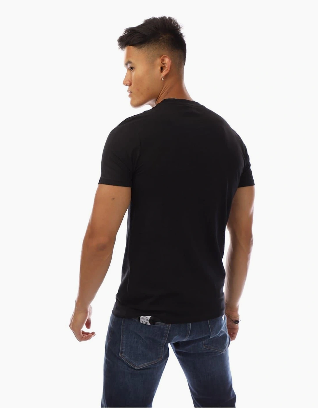 Logo Print Regular Fit Crew Neck T-Shirt