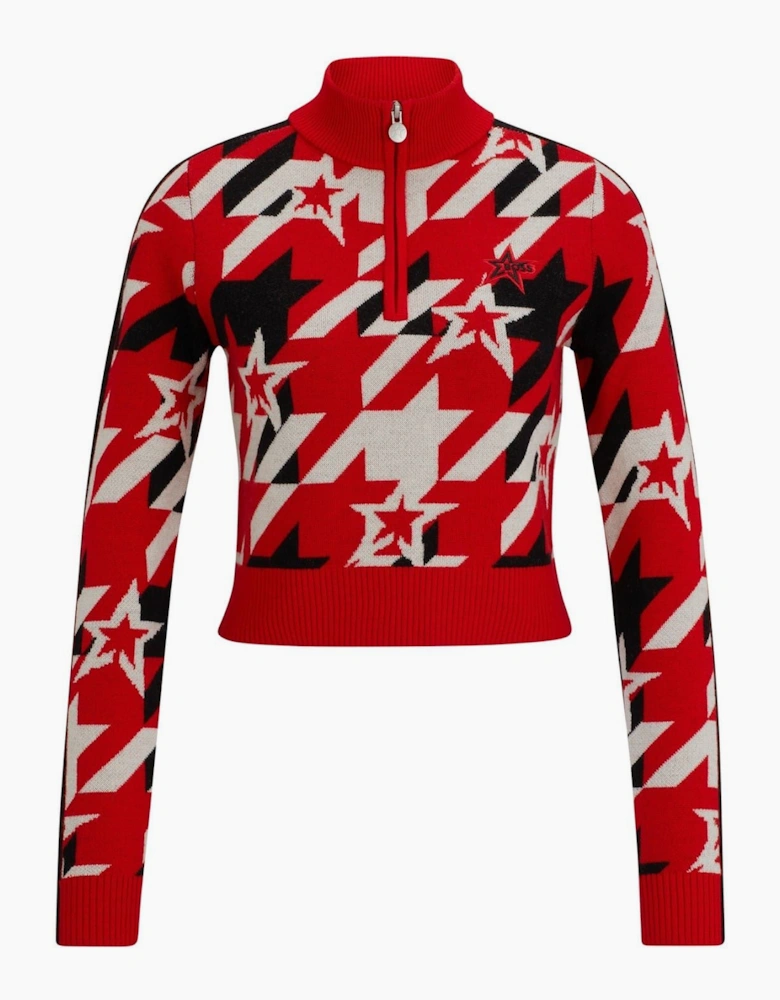 Zip Neck Long Sleeve Regular Fit Sweater