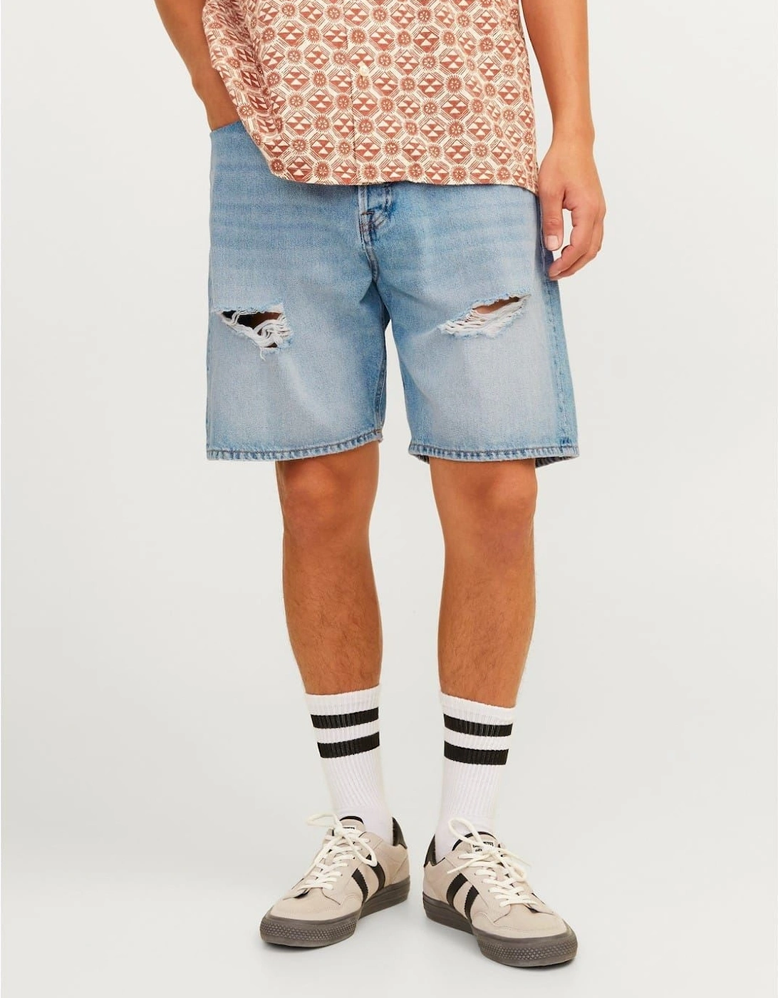 Denim Casual Shorts, 7 of 6