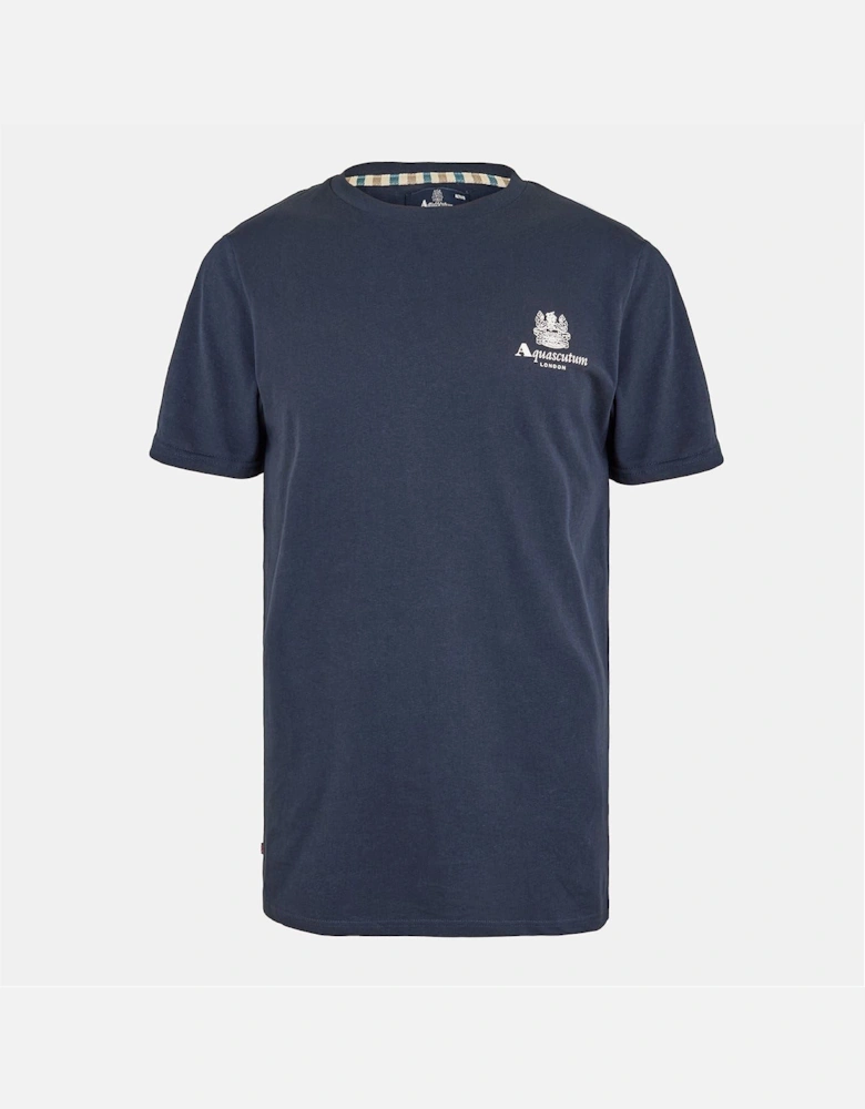 Regular Fit Logo Print Crew Neck T-Shirt