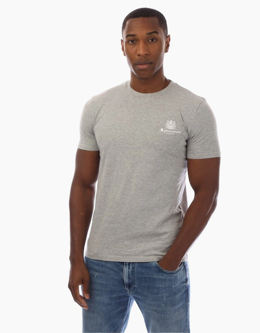 Regular Fit Logo Print Crew Neck T-Shirt, 5 of 4