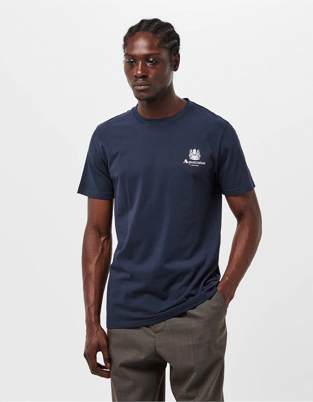 Regular Fit Logo Print Crew Neck T-Shirt