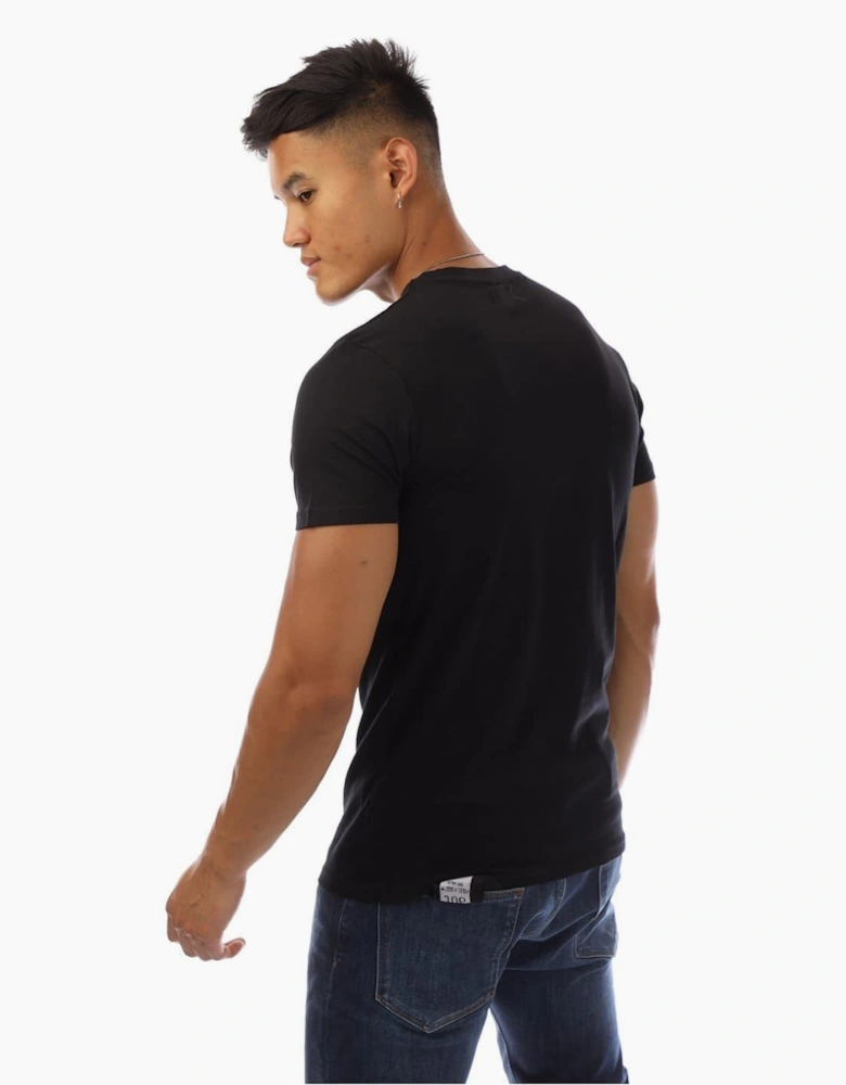 Regular Fit Logo Print Crew Neck T-Shirt