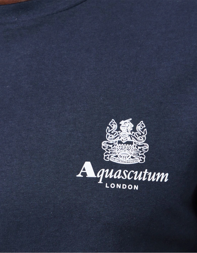 Regular Fit Logo Print Crew Neck T-Shirt