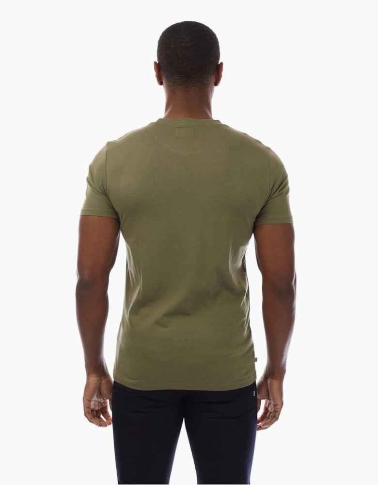 Regular Fit Logo Print Crew Neck T-Shirt
