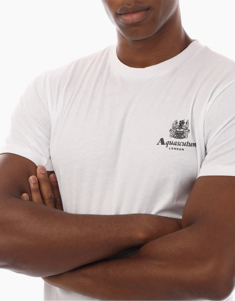 Regular Fit Logo Print Crew Neck T-Shirt