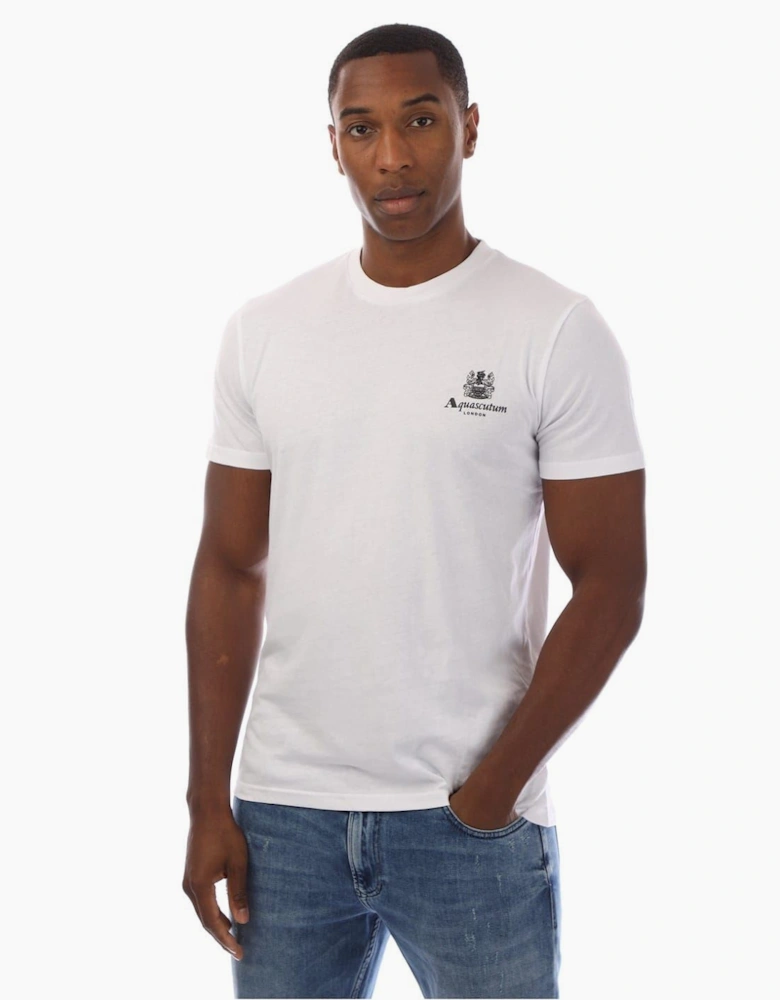 Regular Fit Logo Print Crew Neck T-Shirt