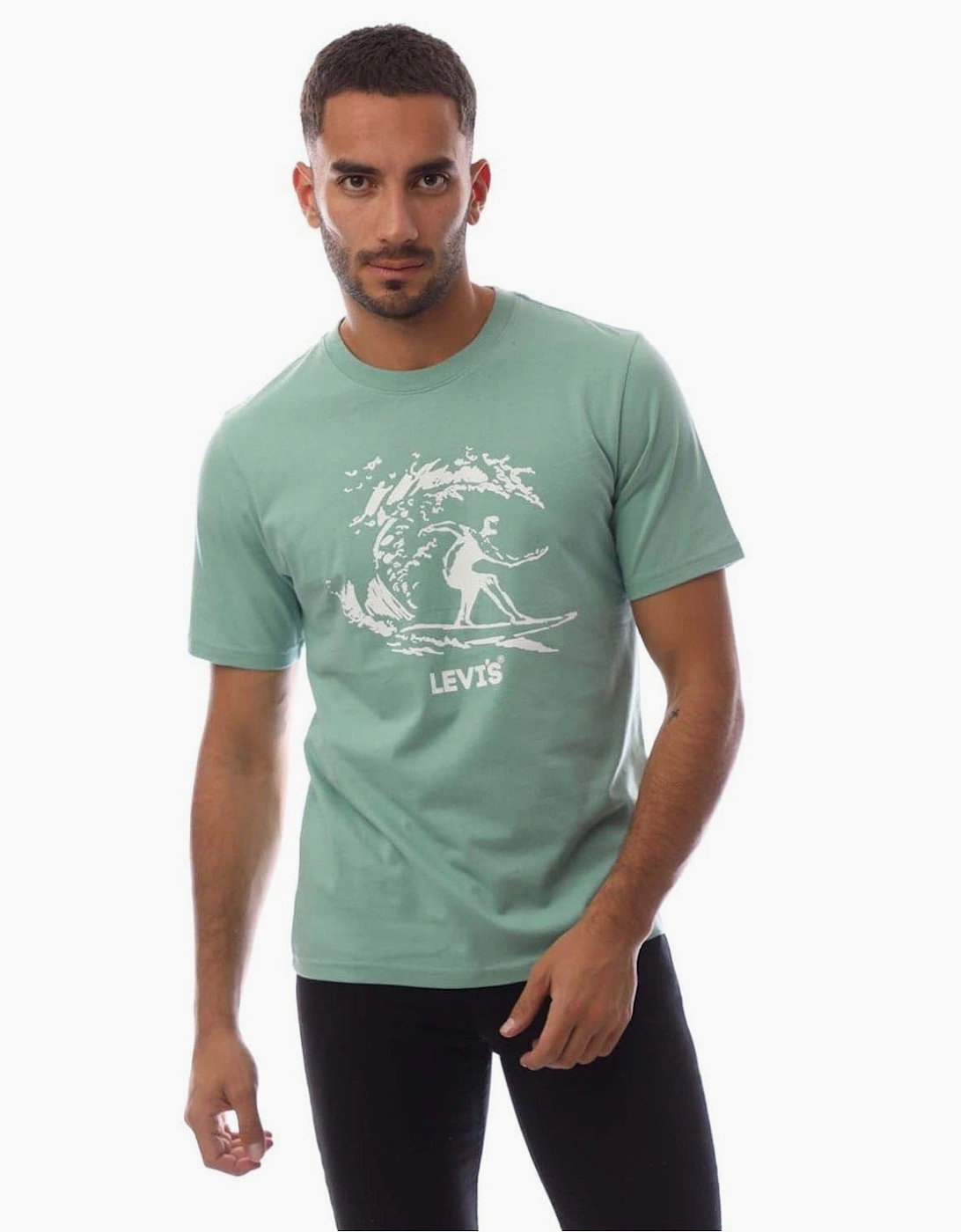 Graphic Crew Neck Short Sleeve Boyfriend T-Shirt