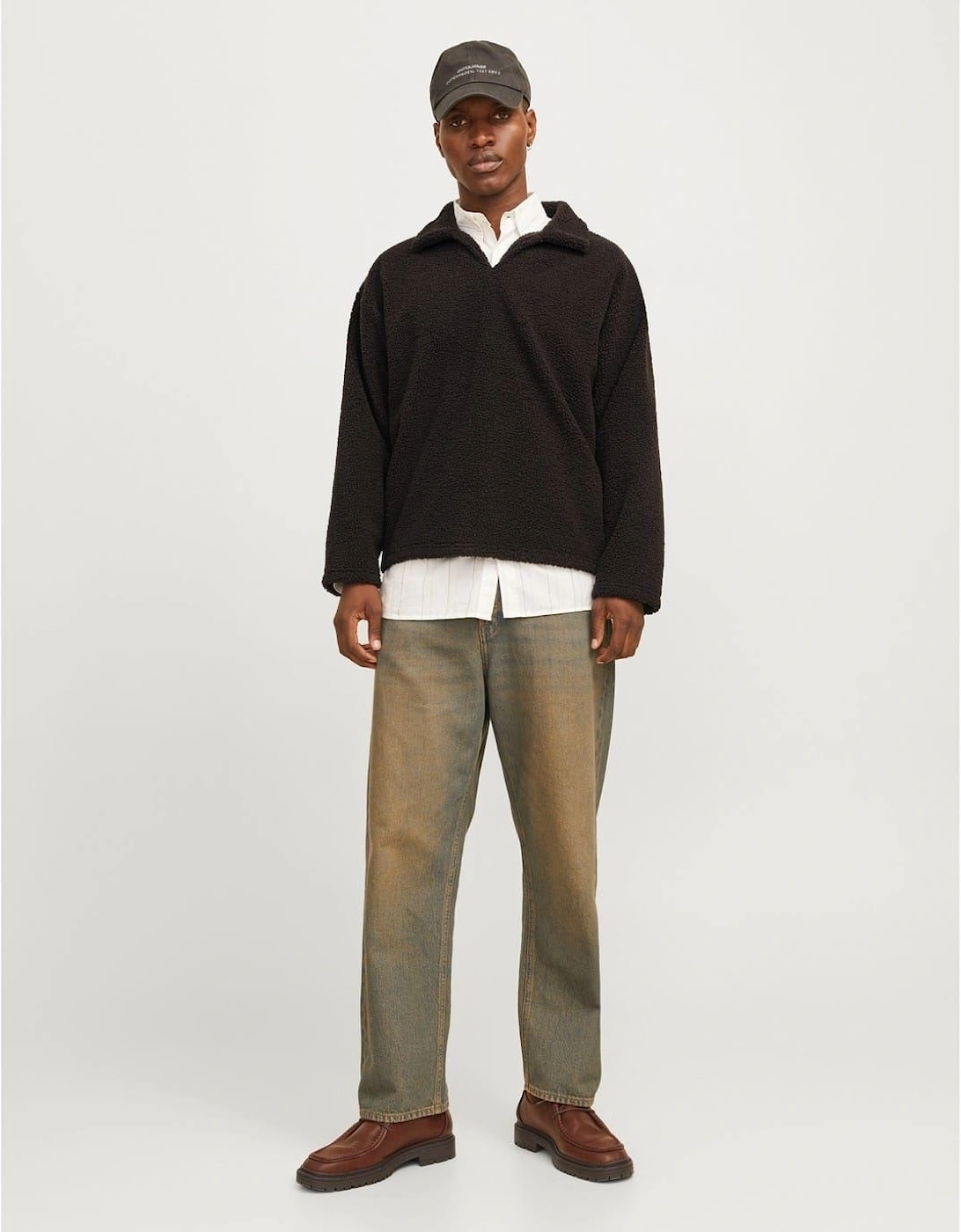 Teddy Relaxed Fit Long Sleeve Sweater