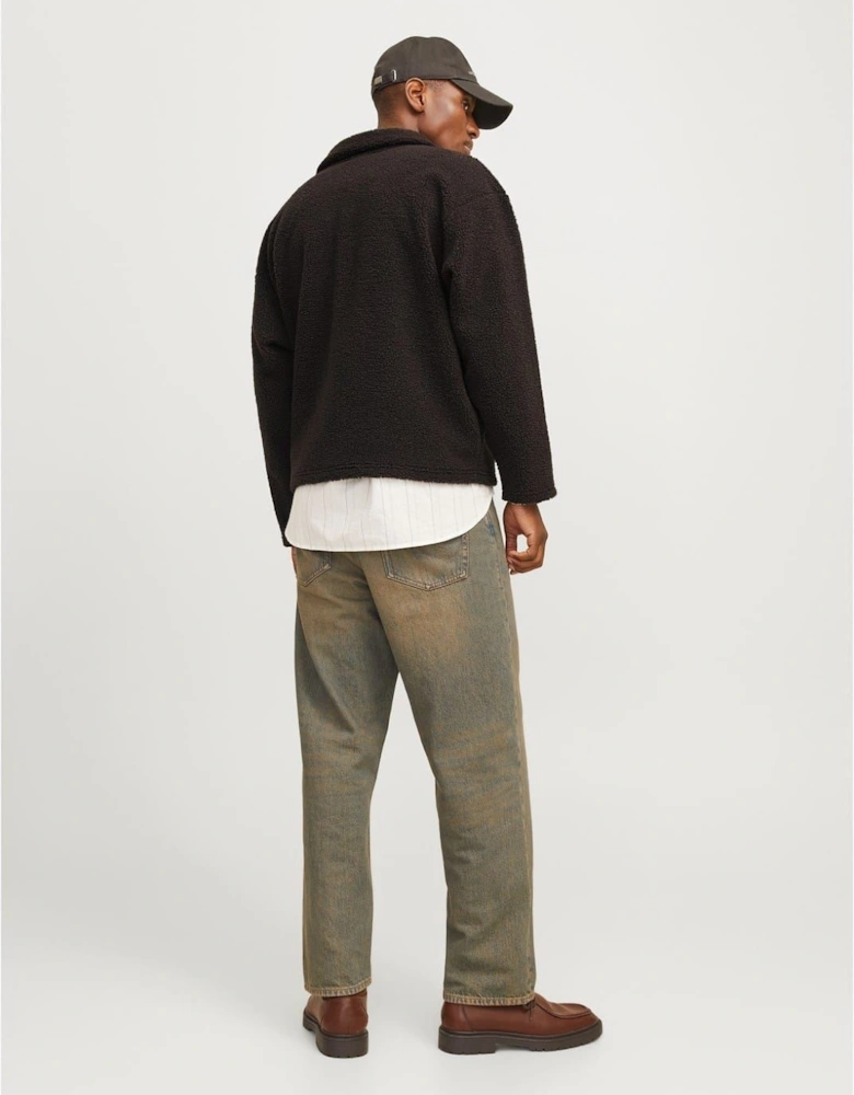 Teddy Relaxed Fit Long Sleeve Sweater