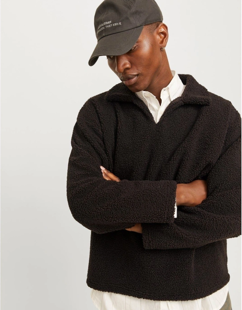 Teddy Relaxed Fit Long Sleeve Sweater