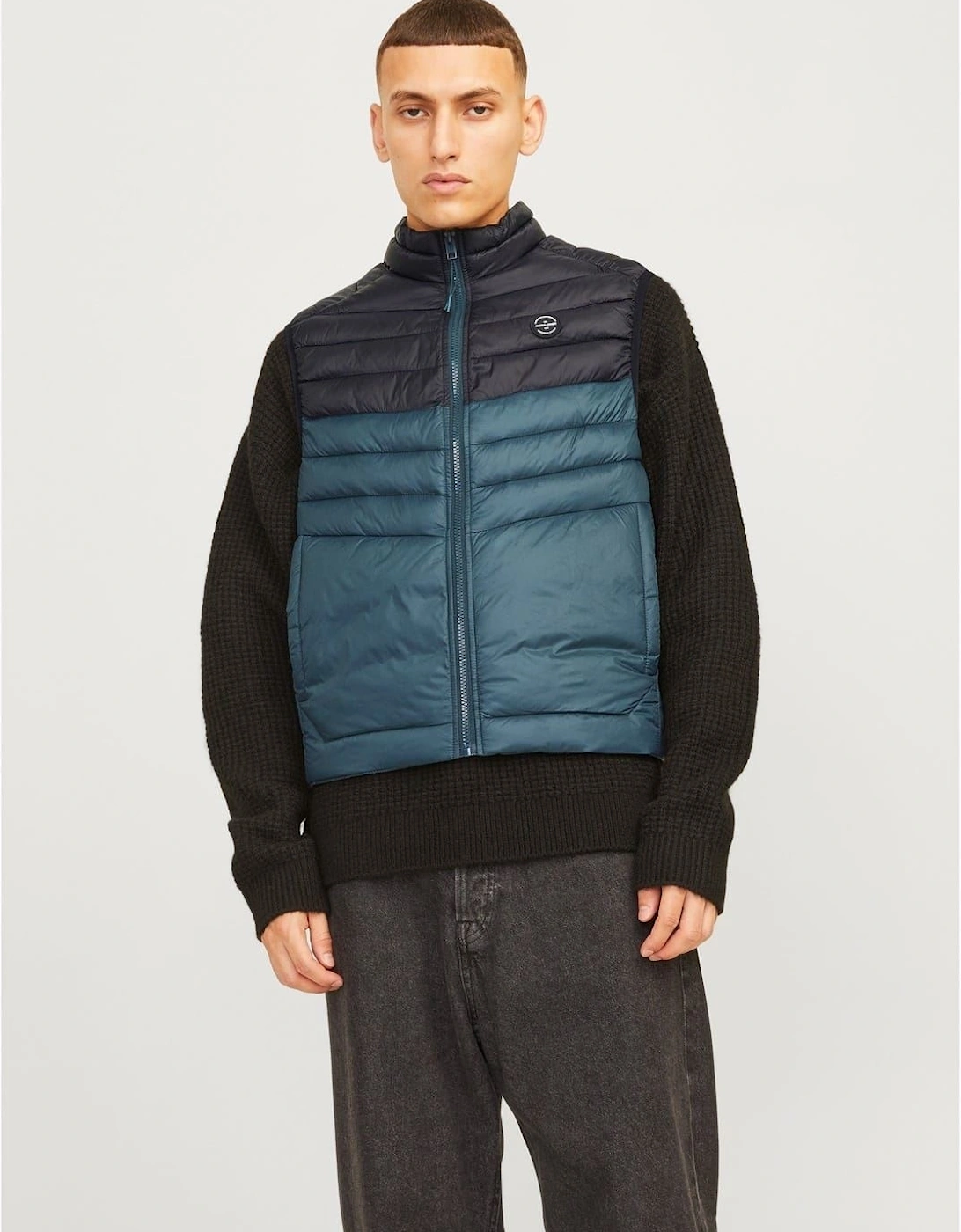 Sprint Color Block Puffy Gilet