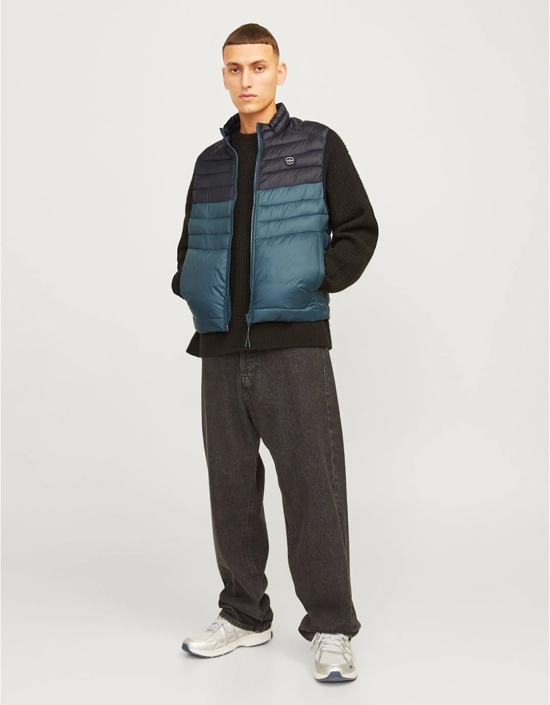 Sprint Color Block Puffy Gilet
