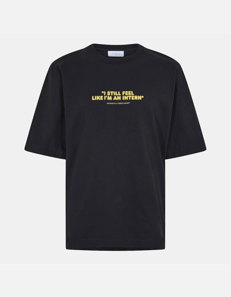 Regular Fit Lettering Crew Neck T-Shirt