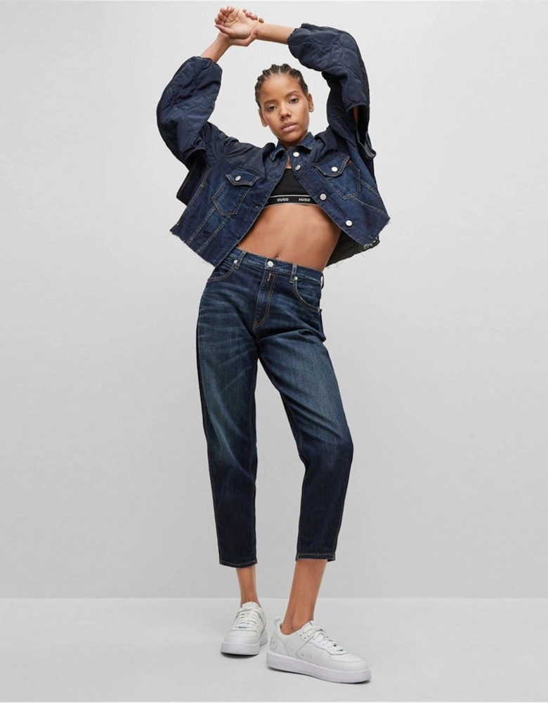 Keida Boyfriend Five Pocket Jeans