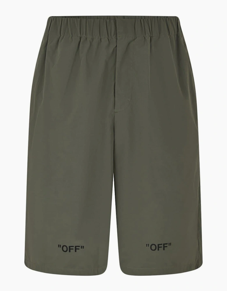 Lettering Casual Shorts