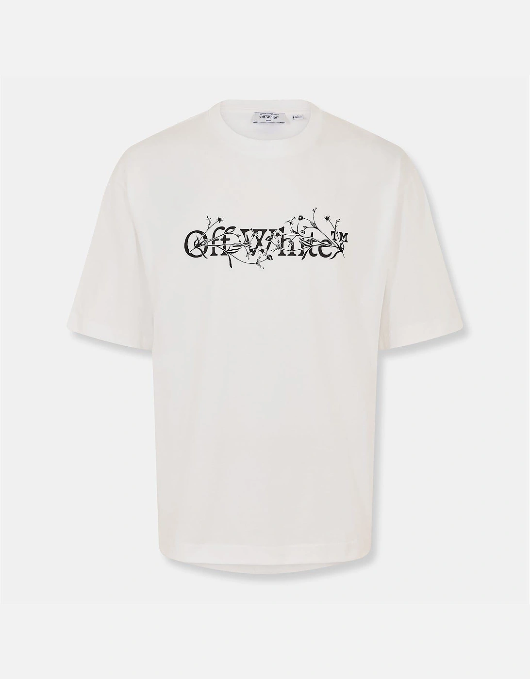Off-White OFF-WHITE Men's Flower Crew Neck Short Sleeve T-Shirt - White/Multi
