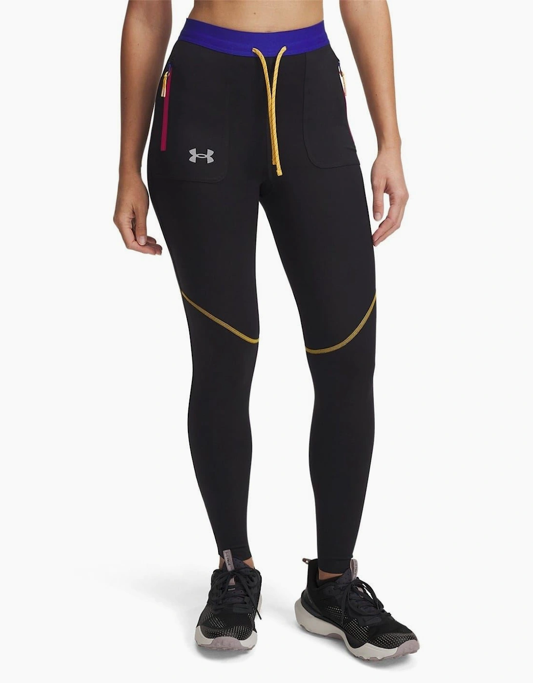 Trial Run Solid Patterned Leggings