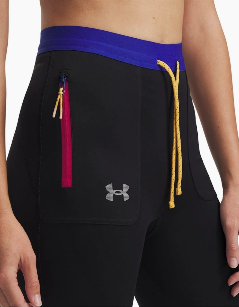 Trial Run Solid Patterned Leggings
