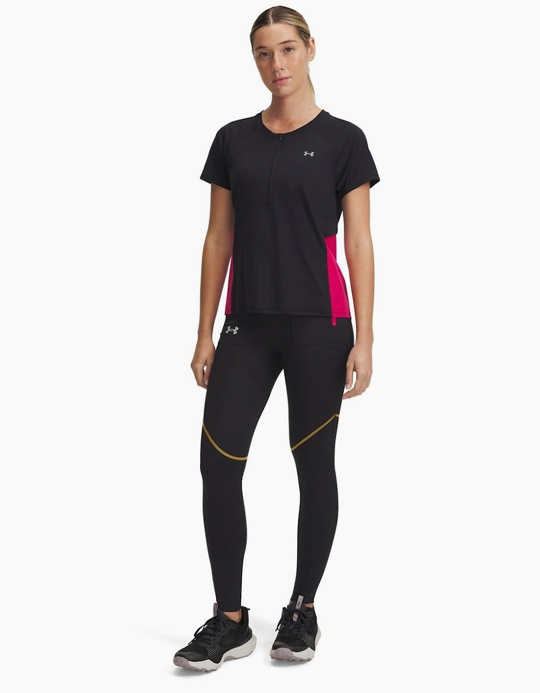 Trial Run Solid Patterned Leggings