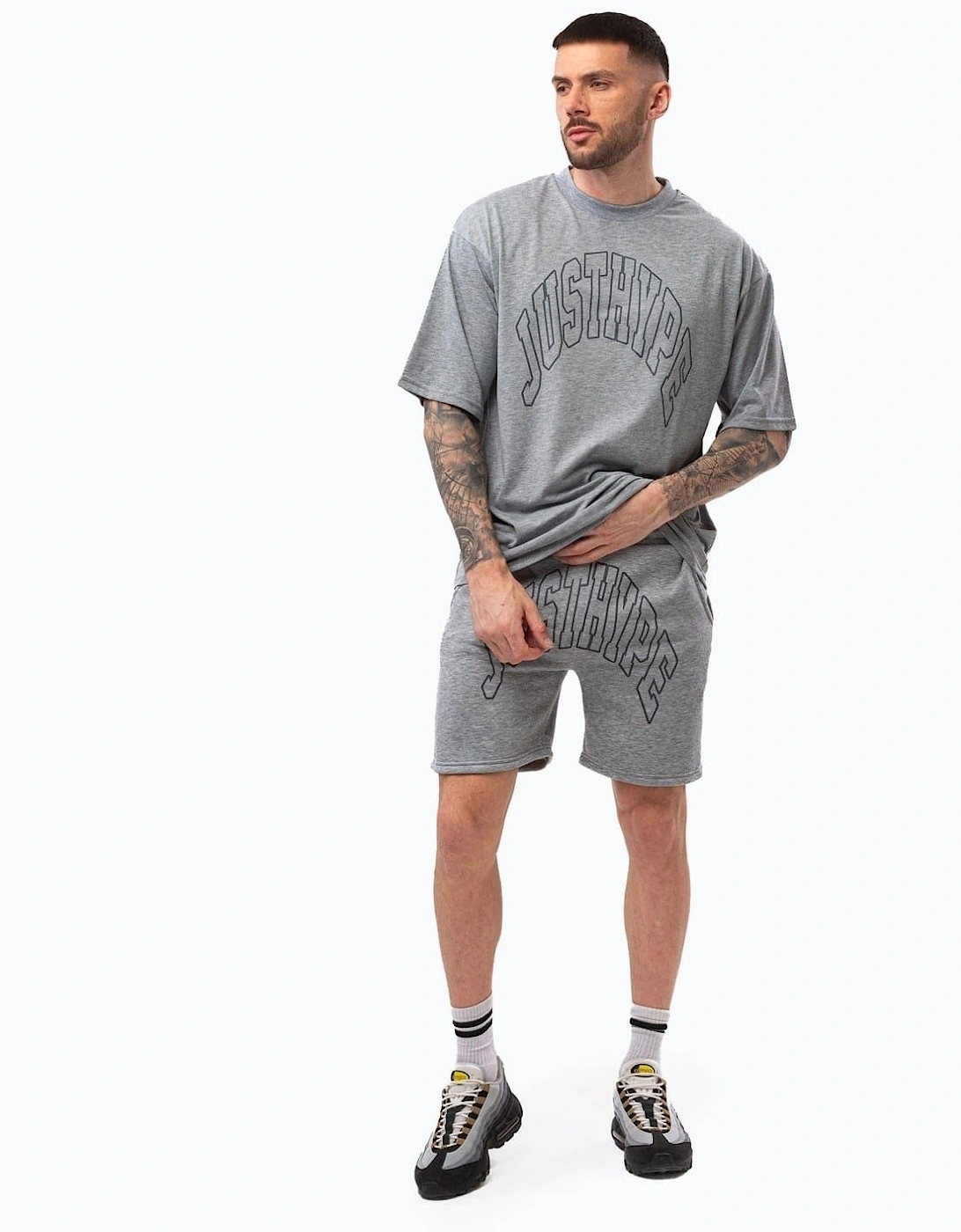 College Lettering Bermuda Shorts