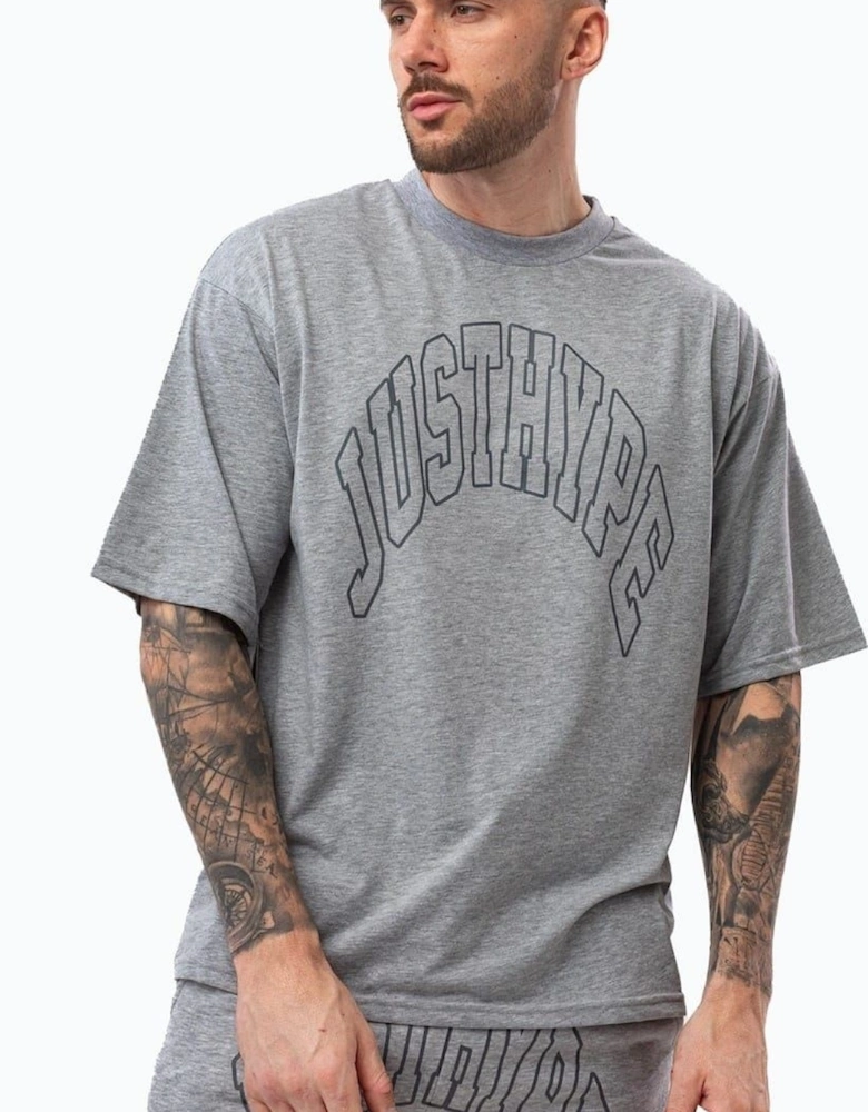 College Lettering Bermuda Shorts