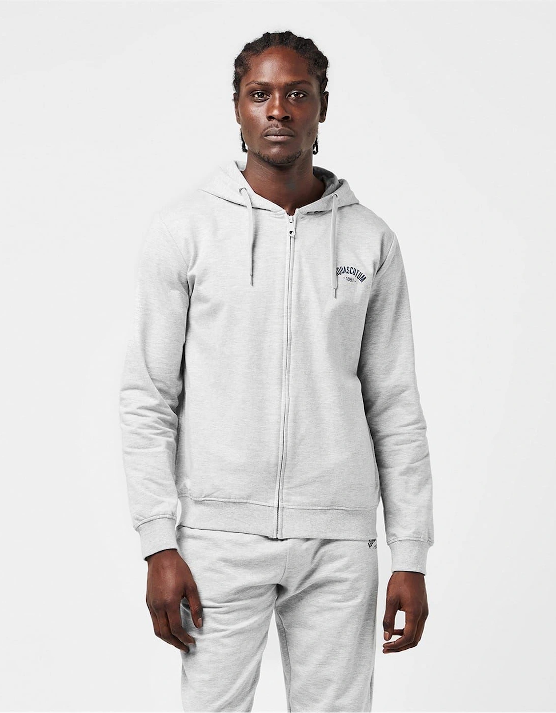 Regular Fit Lettering Hooded Sweatshirt