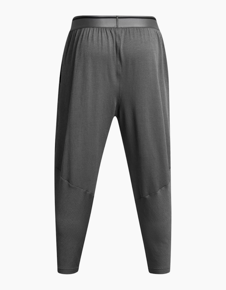 Ribbed Joggers with Open Hem