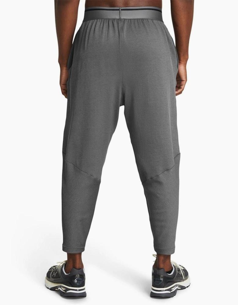 Ribbed Joggers with Open Hem