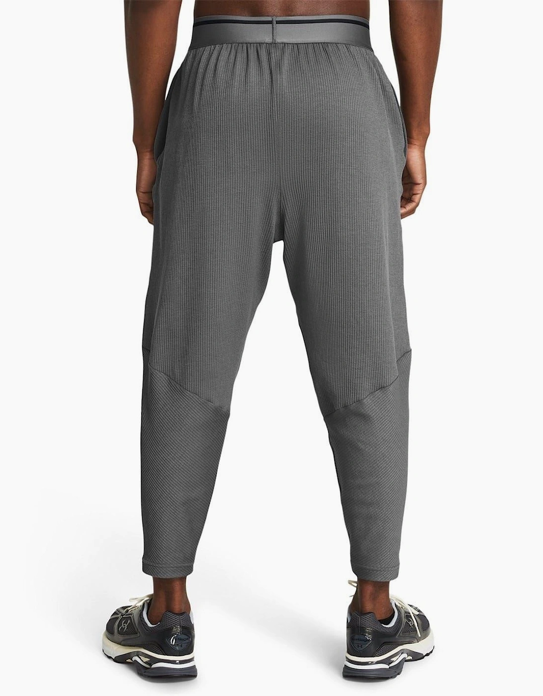 Ribbed Joggers with Open Hem