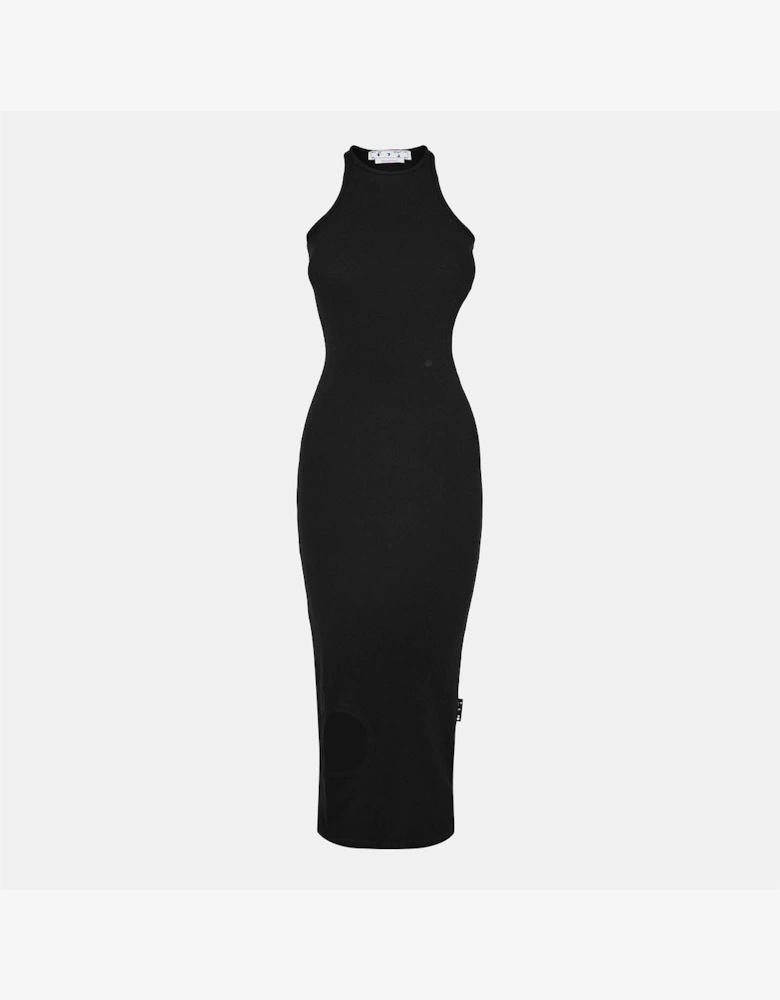 Off Ribbed Dress