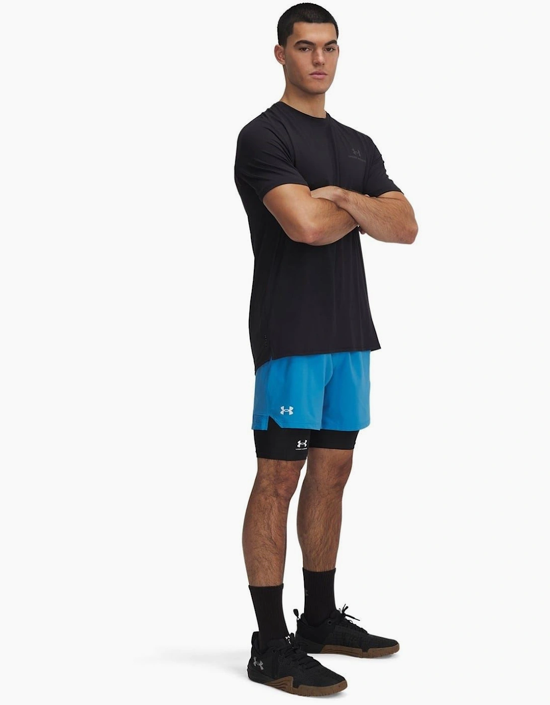 Vanish Fitness Shorts with Bold Logo