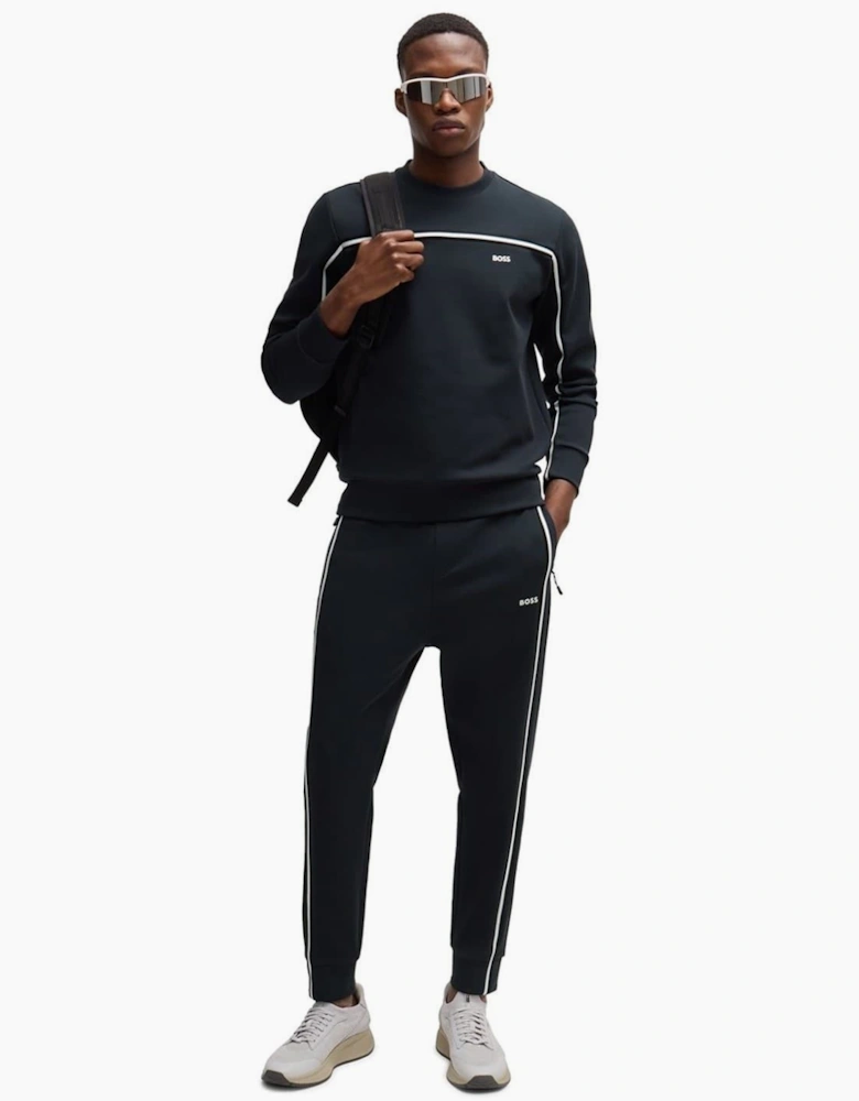 Striped Cuffed Leg Joggers