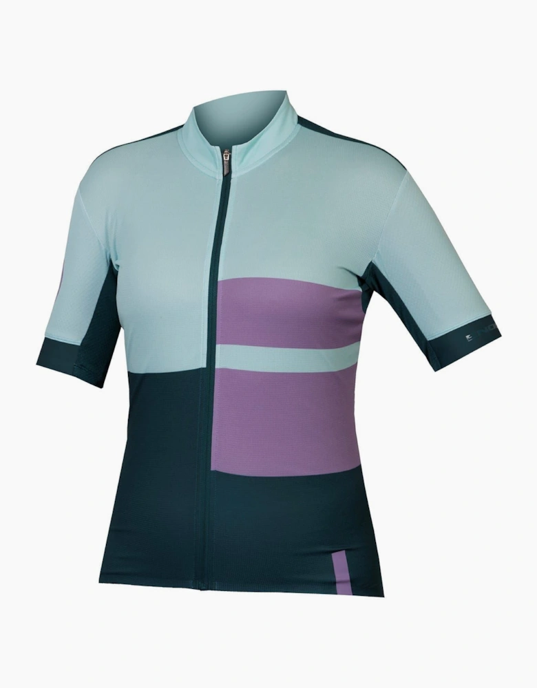 Mock Neck Short Sleeve Slim Fit Athletic Jersey