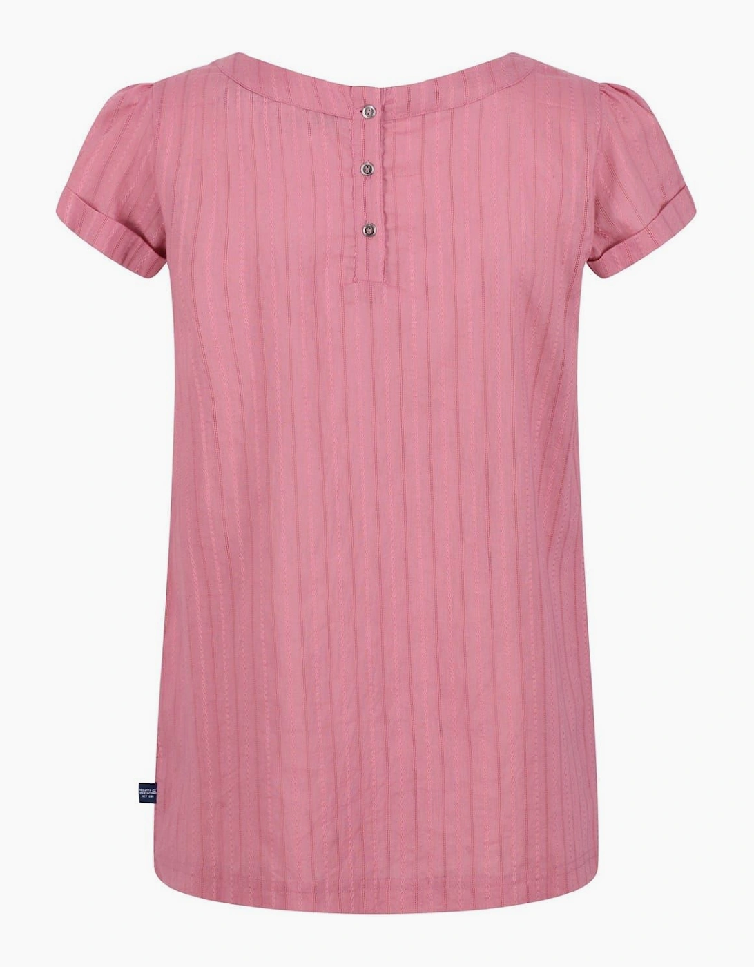 Crew Neck Short Sleeve Shell Blouse