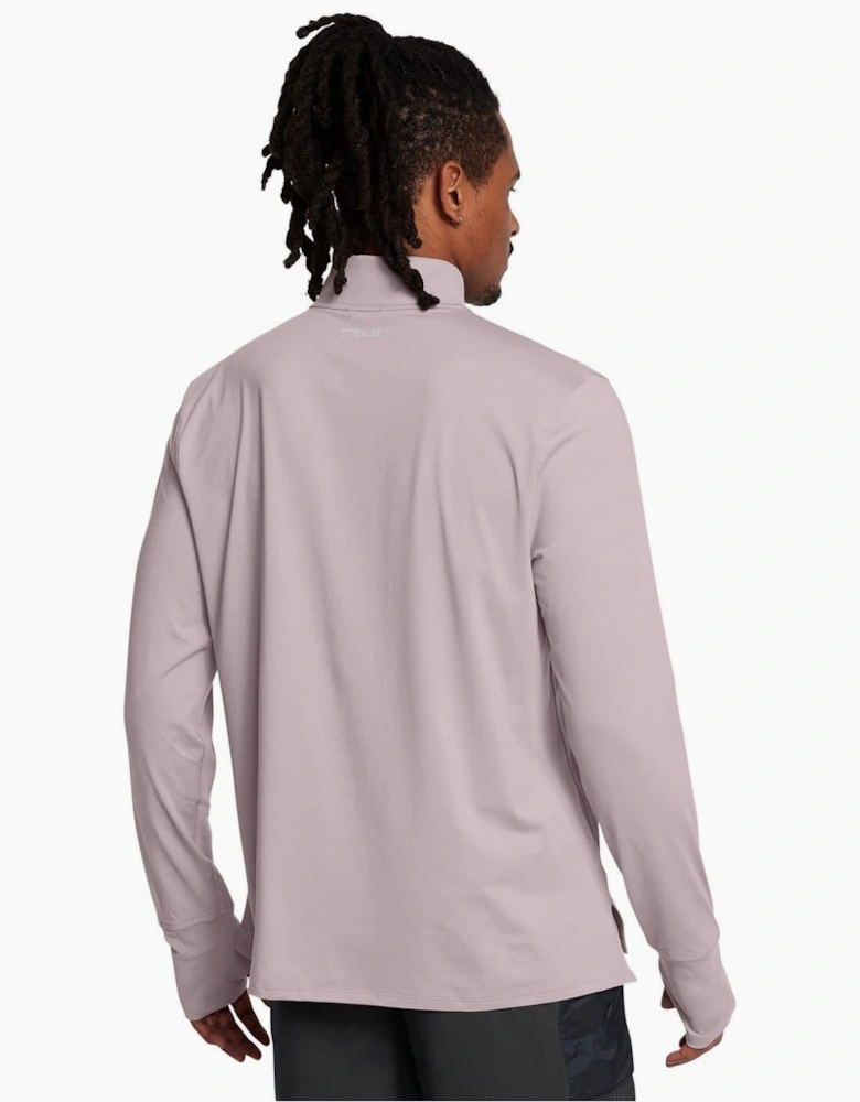 Trail Zip Neck Long Sleeve Thumb Hole T-Shirt