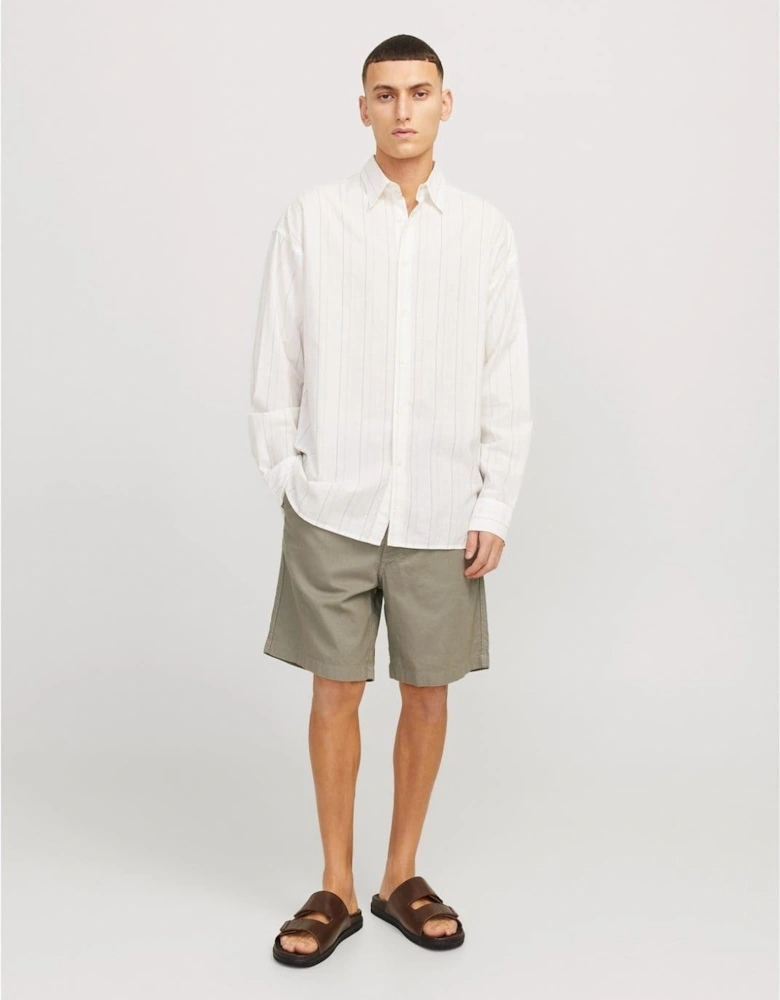 Linen Bermuda Shorts