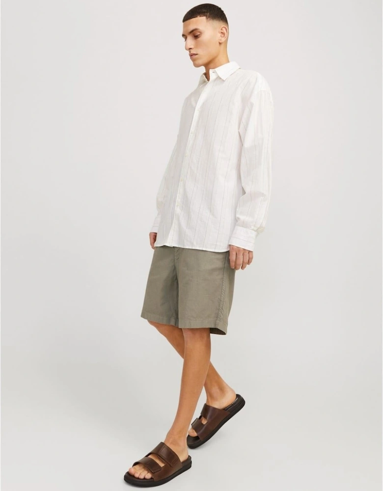 Linen Bermuda Shorts