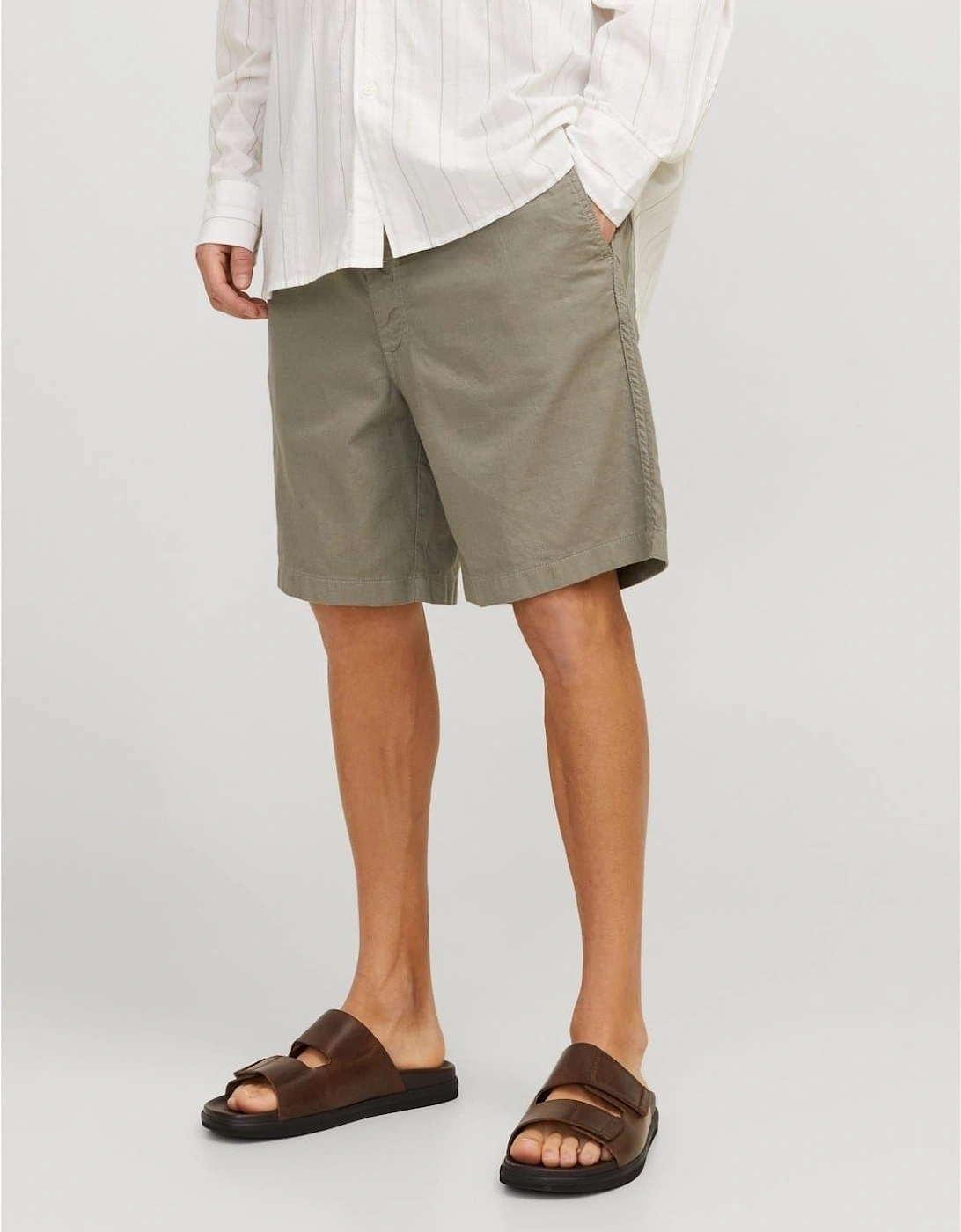 Linen Bermuda Shorts