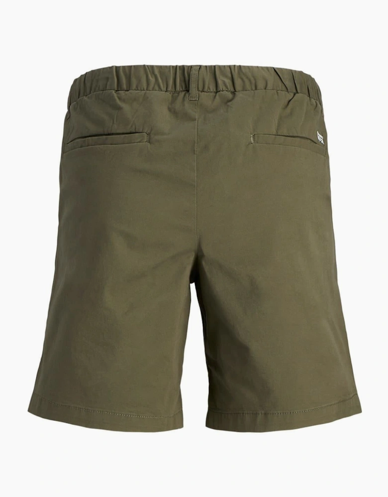 Solid Bermuda Chino Shorts