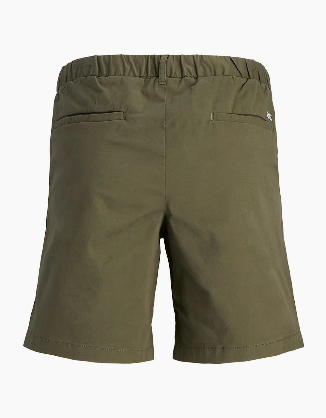 Solid Bermuda Chino Shorts