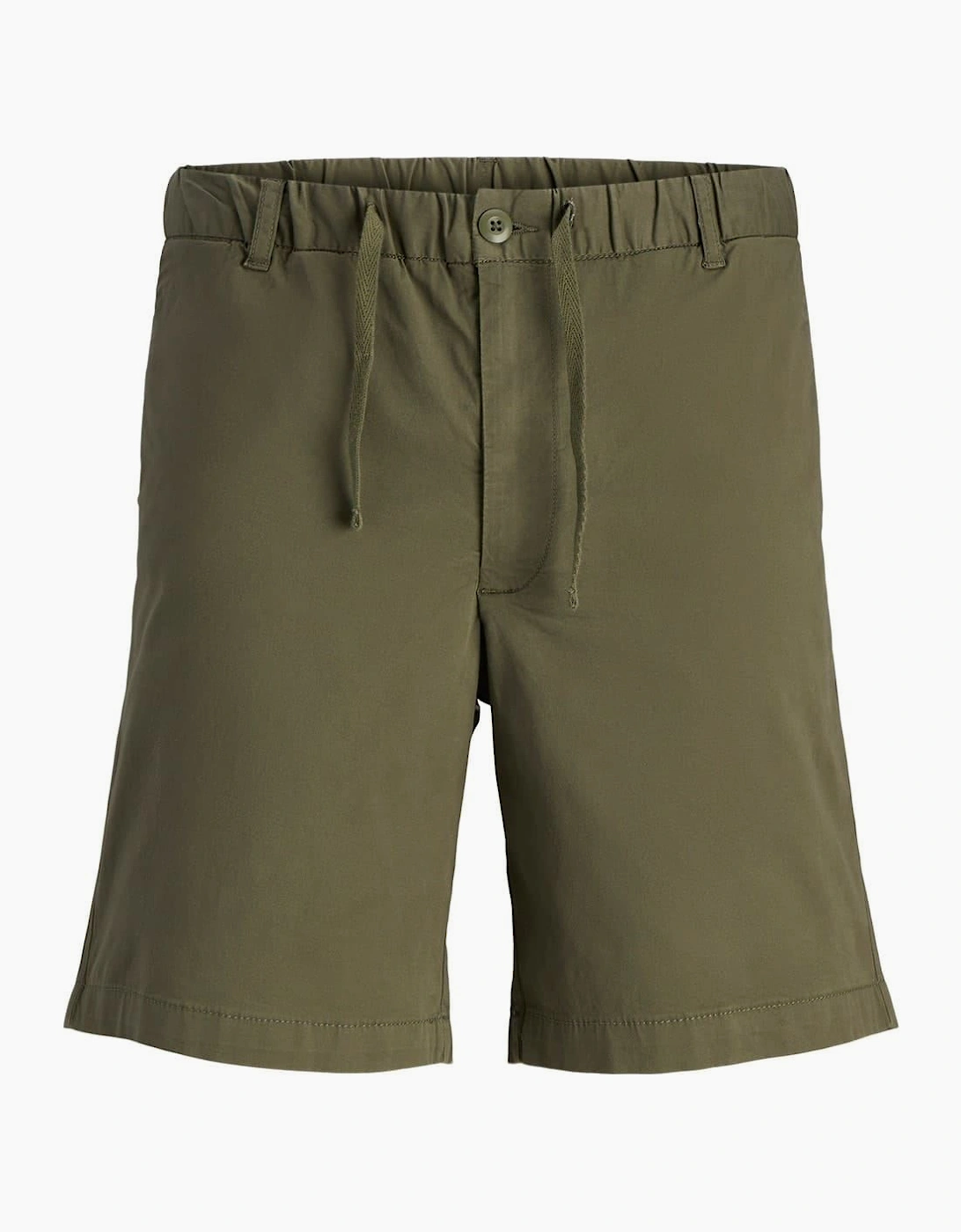 Solid Bermuda Chino Shorts